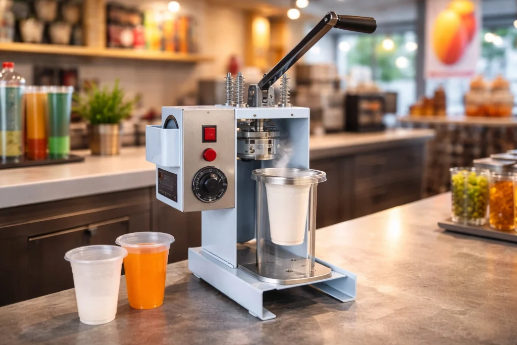 Best Cup Sealing Machine for Bubble Tea Shops (Buying Guide)
