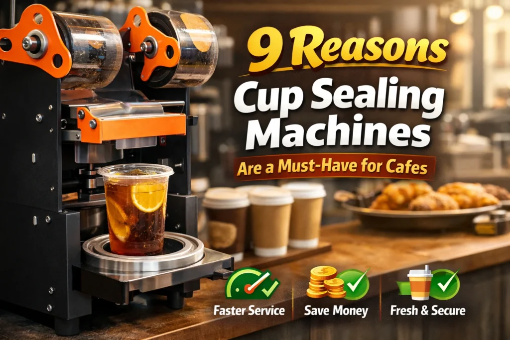 9 Reasons Cup Sealing Machines Are a Must-Have for Cafes