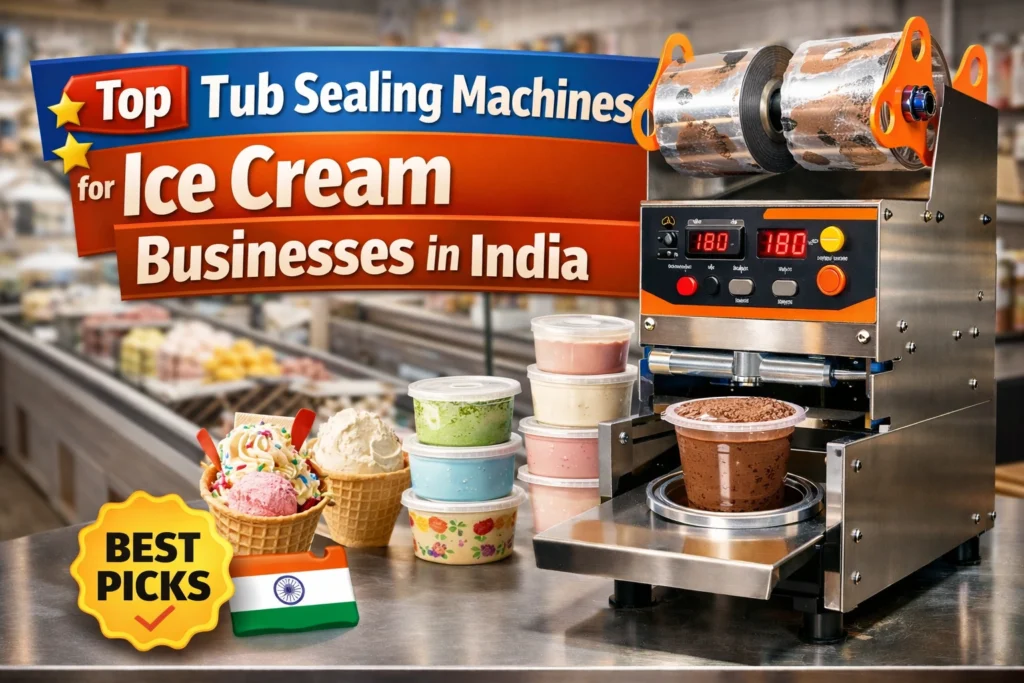 Top Tub Sealing Machines for Ice Cream Businesses in India (2026 Guide)