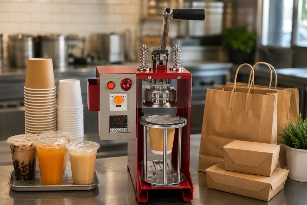 Manual Cup Sealing Machine The Complete Buyer's Guide for Cloud Kitchens in India (2025)