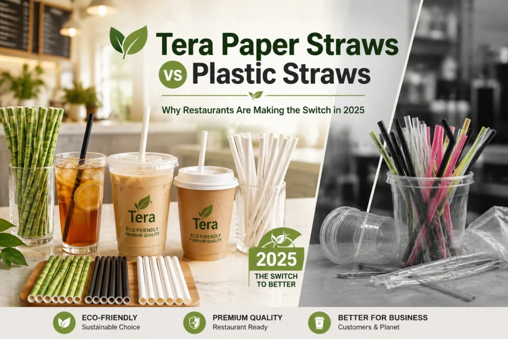 Tera Paper Straws vs Plastic Straws Why Restaurants Are Making the Switch in 2025