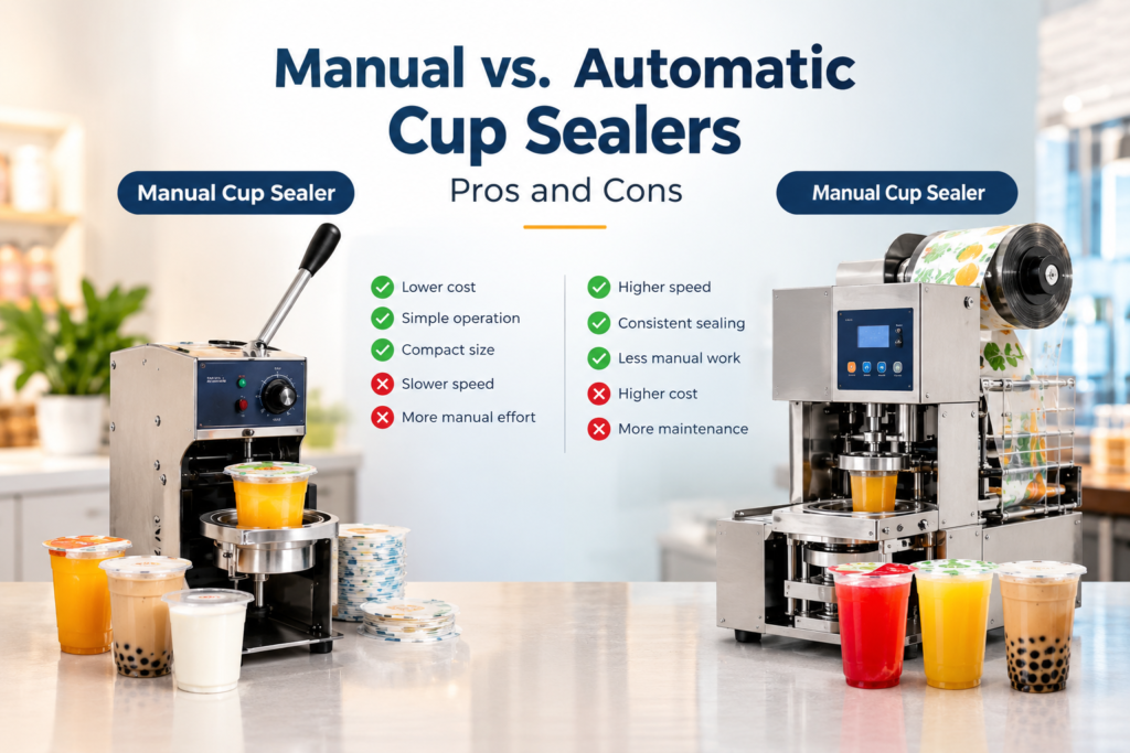 manual cup sealer machine